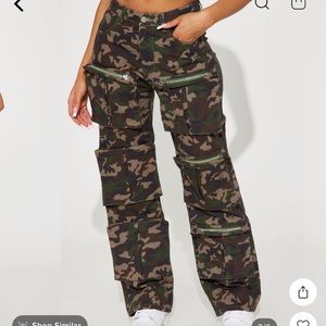 Camo cargos